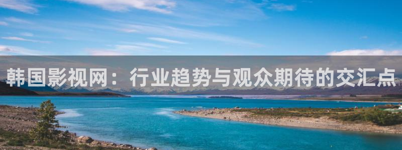 精东影业jdaⅴ1me：韩国影视网：行业趋势与观众期待的交汇点